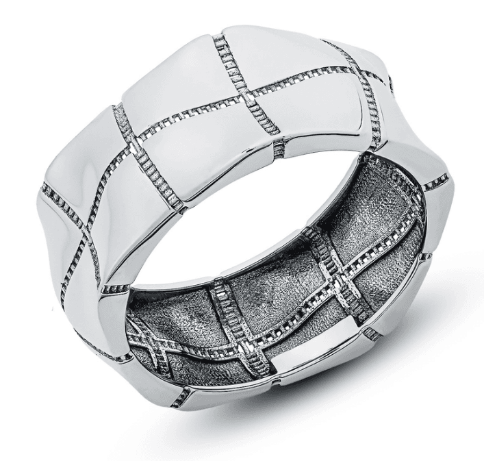 Кольцо из серебра 925 без вставки