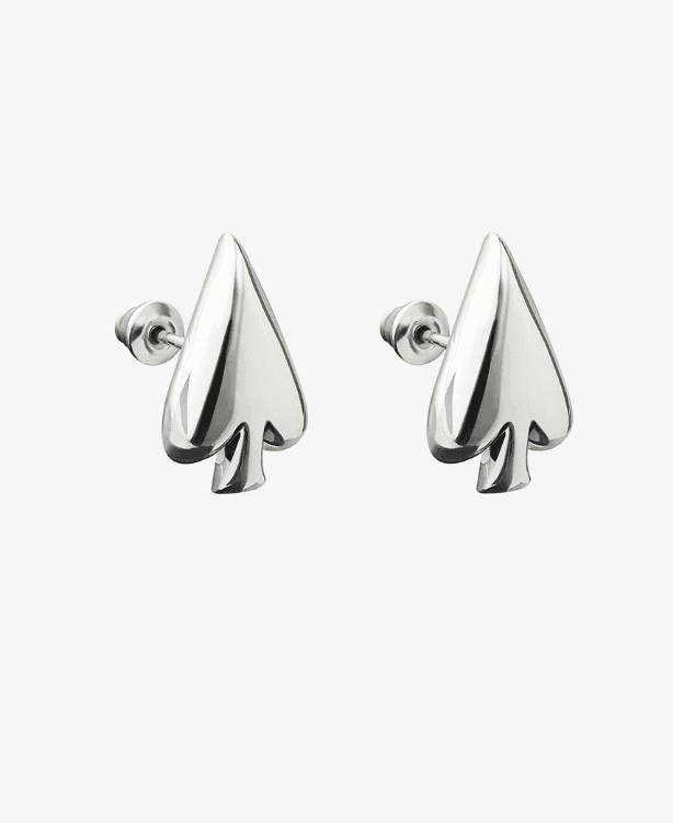 Серьги из стали без вставки