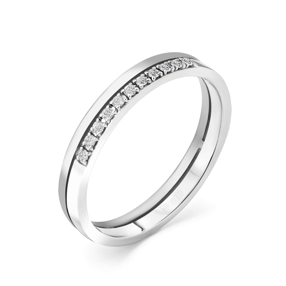 Кольцо из золота 585 с бриллиантами