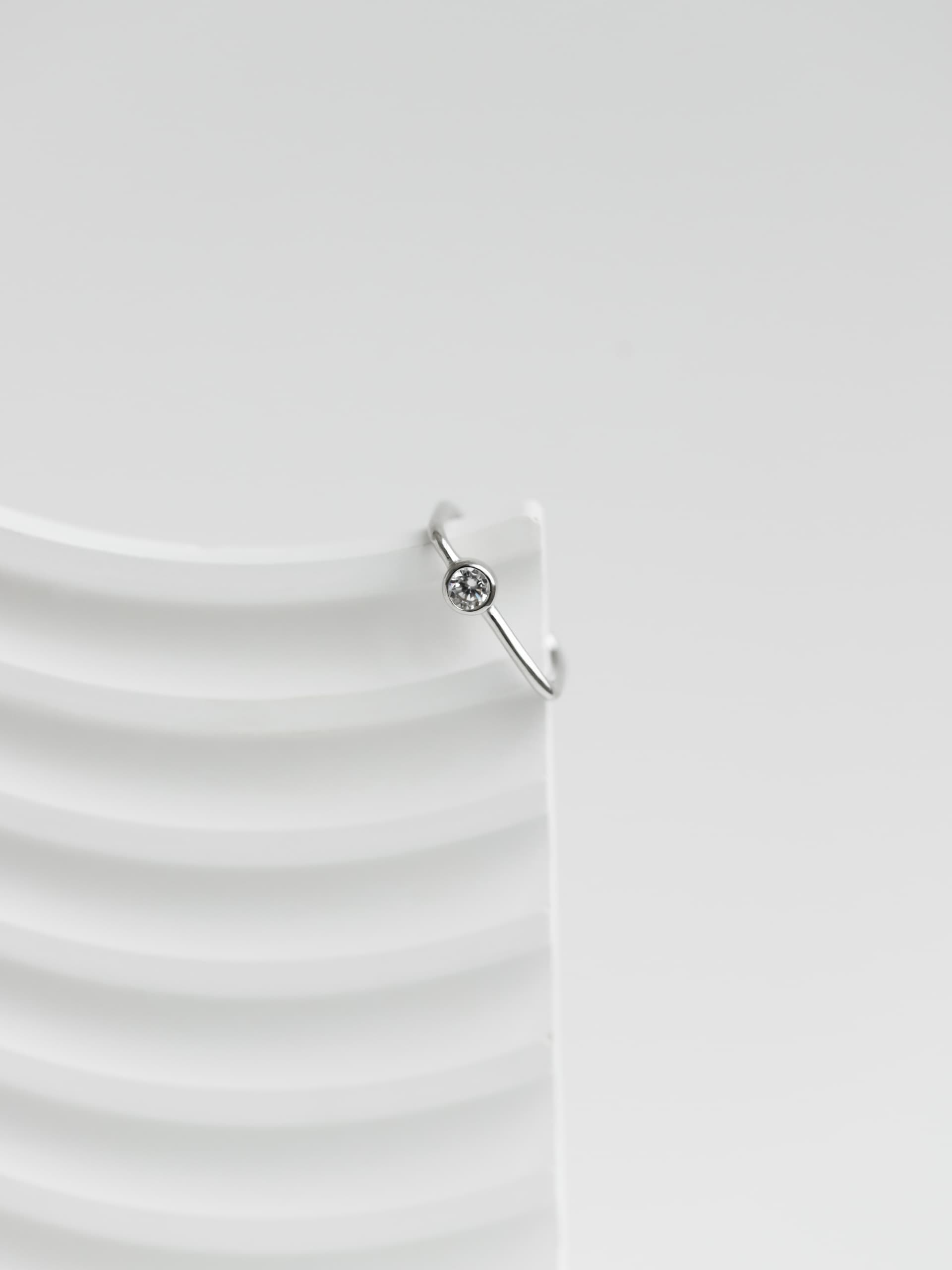 Кольцо из серебра 925 с кубическим цирконием