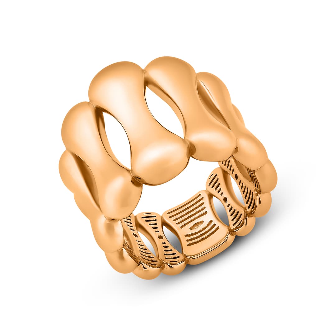 Кольцо из серебра 925 без вставки