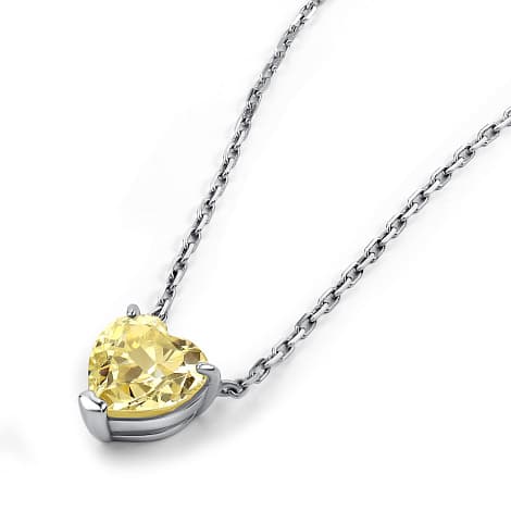 Колье из серебра 925 с бриллианитами