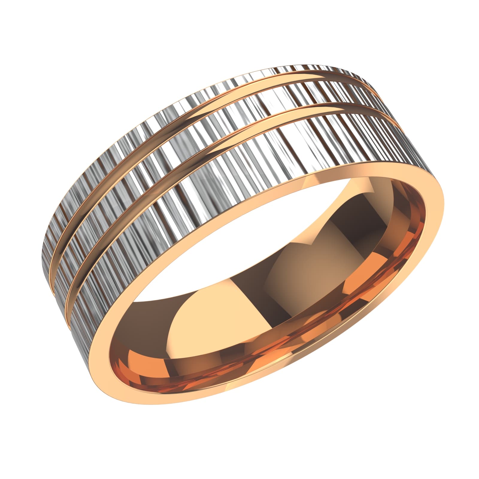 Кольцо обручальное из золота 585 без вставки