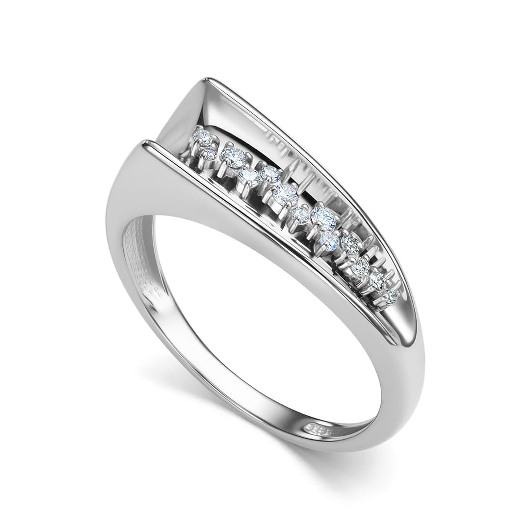 Кольцо из золота 585 с  бриллиантом