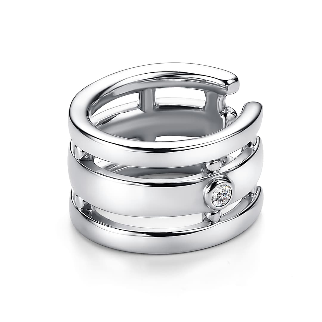 Серьги из серебра 925 с кристаллами swarovski