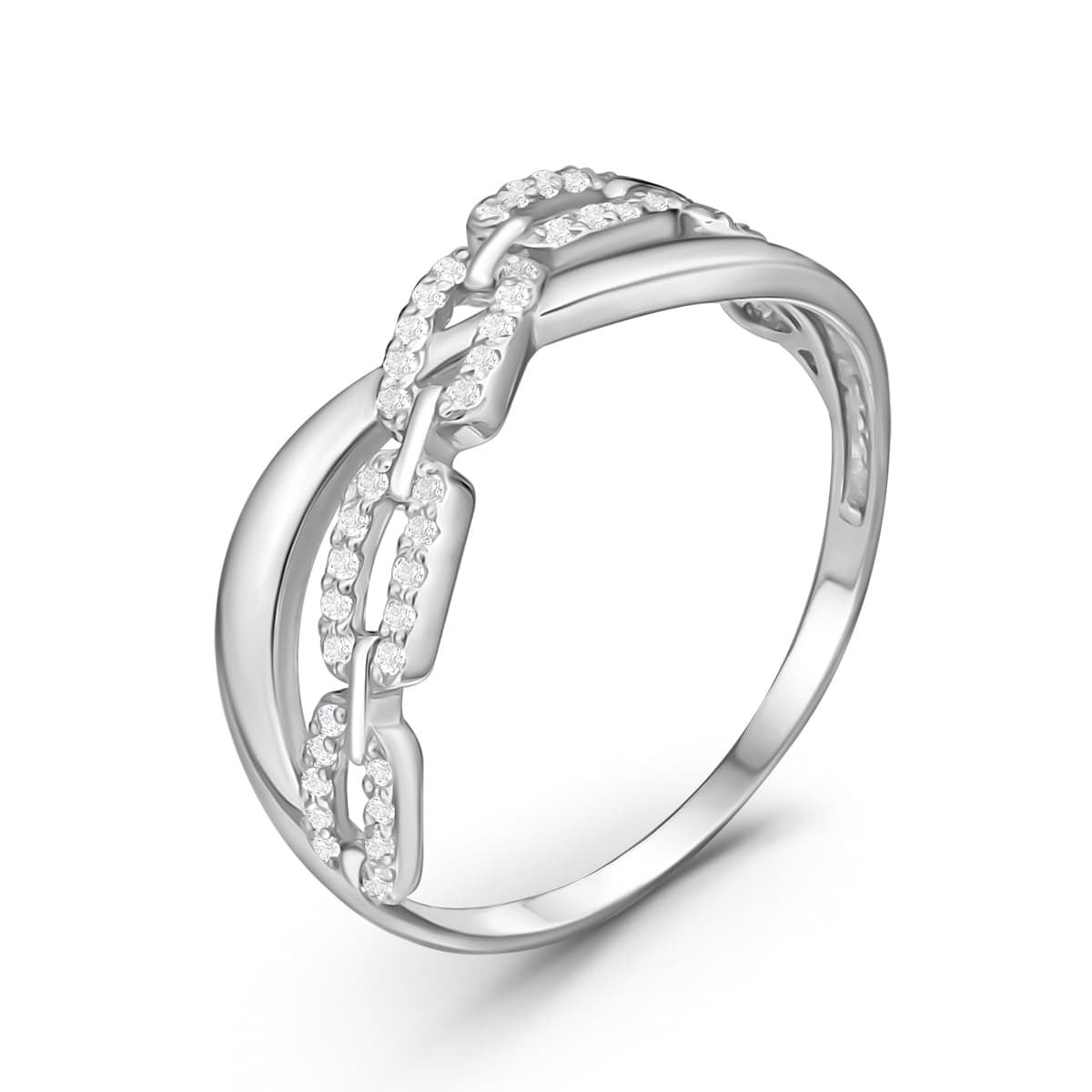 Кольцо из серебра 925 с фианит