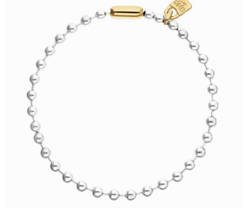 Колье из стали с жемчугом