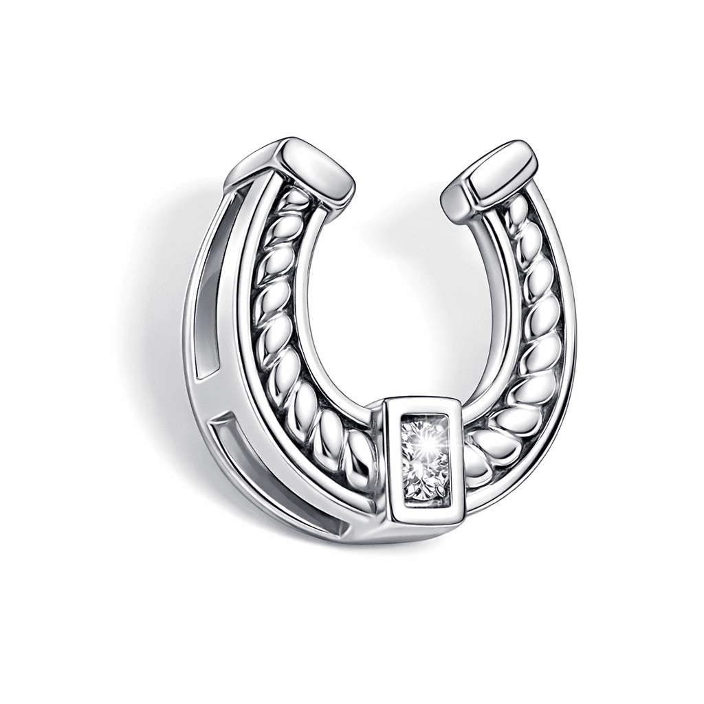 Подвеска из серебра 925 с бриллиантами