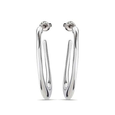 Серьги из бижутерный сплава без вставки