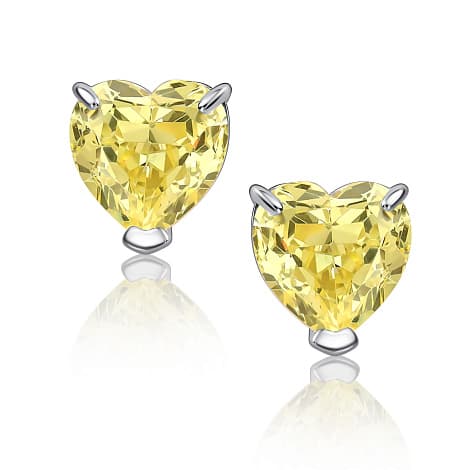 Серьги из серебра 925 с бриллианитами