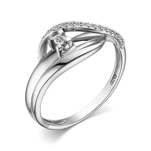 Кольцо из золота 585 с бриллиантом