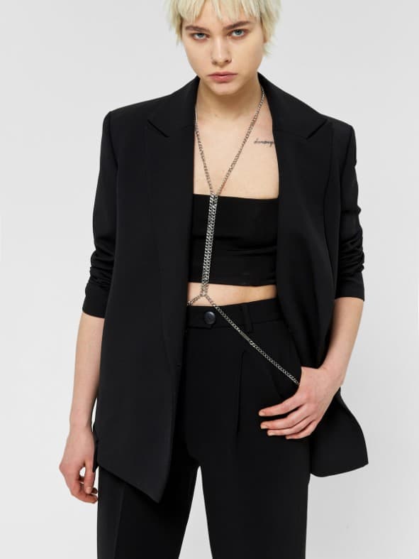 Бодичейн из стали без вставки