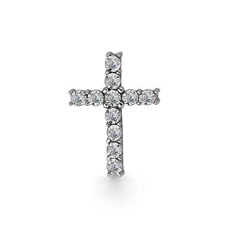 Подвеска из золота 585 с бриллиантом