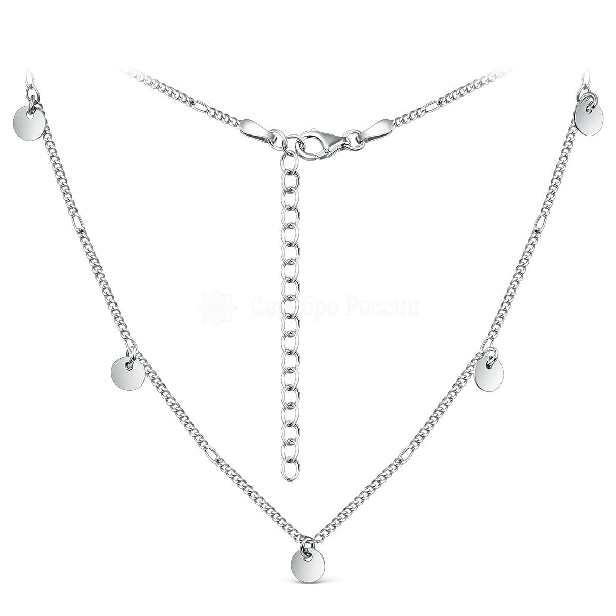 Колье из серебра 925  без вставки