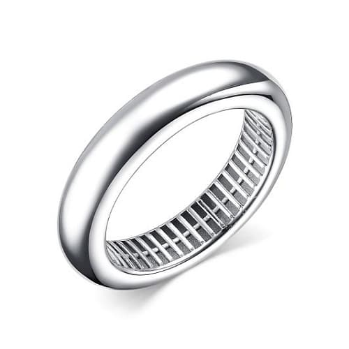 Кольцо из серебра 925 без вставки