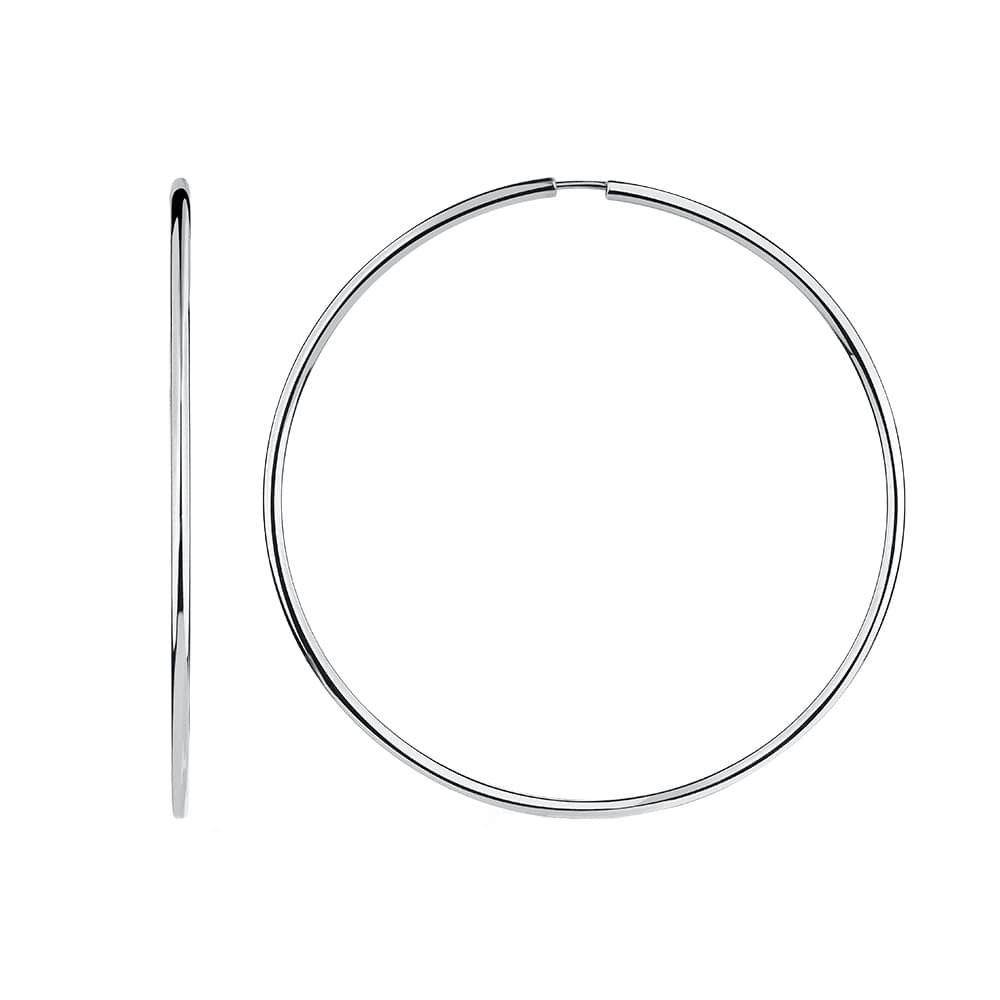 Серьги из золота без вставки