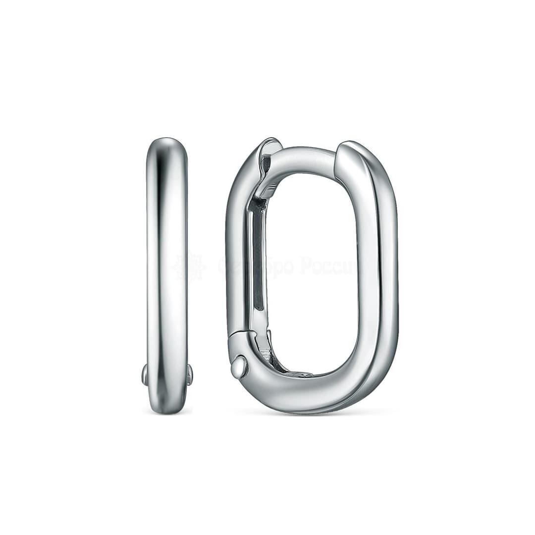 Серьги из серебра 925  без вставки