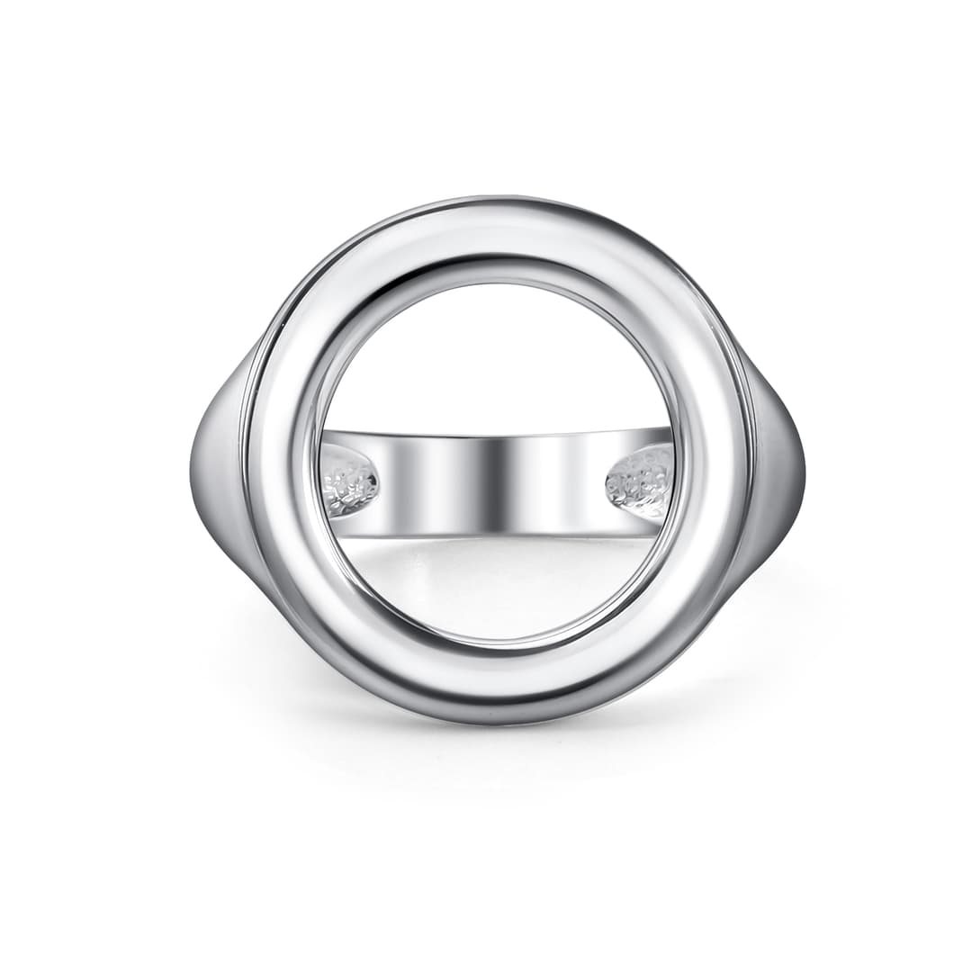 Кольцо из серебра 925 без вставки