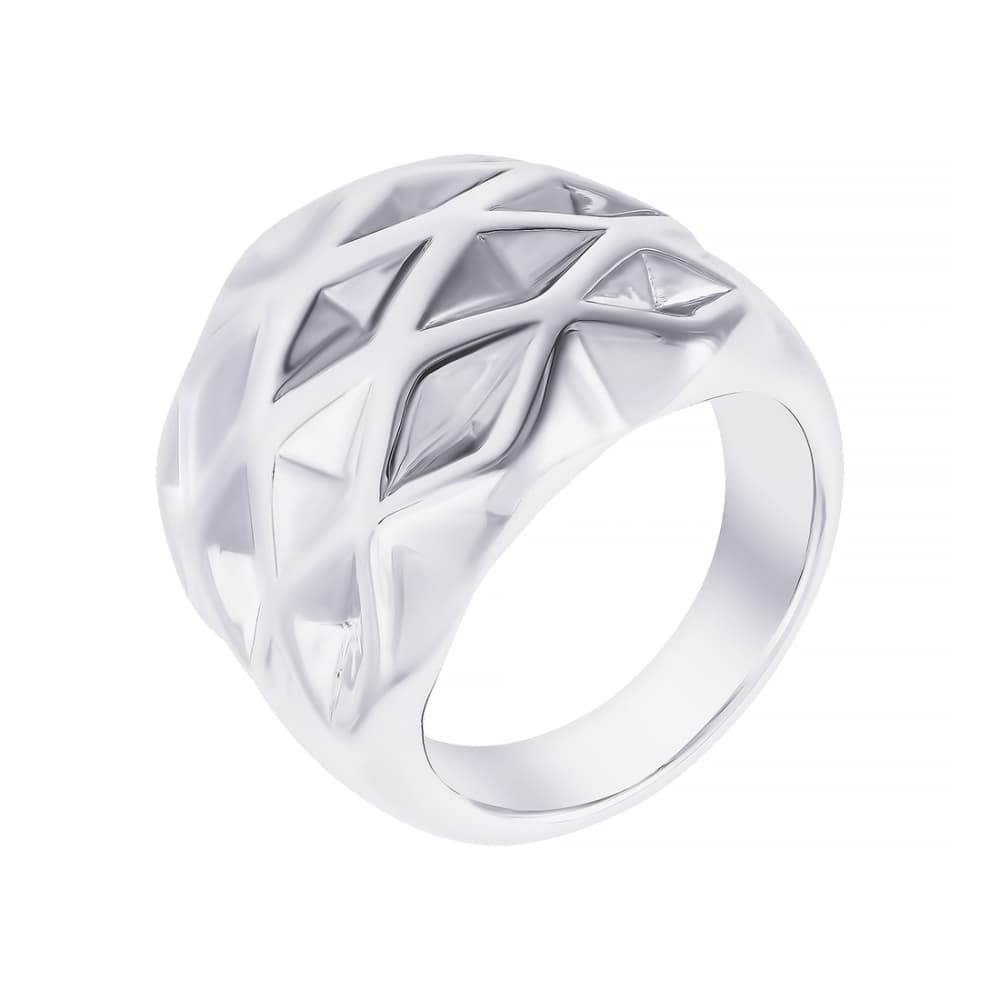 Кольцо из серебра 925 без вставки