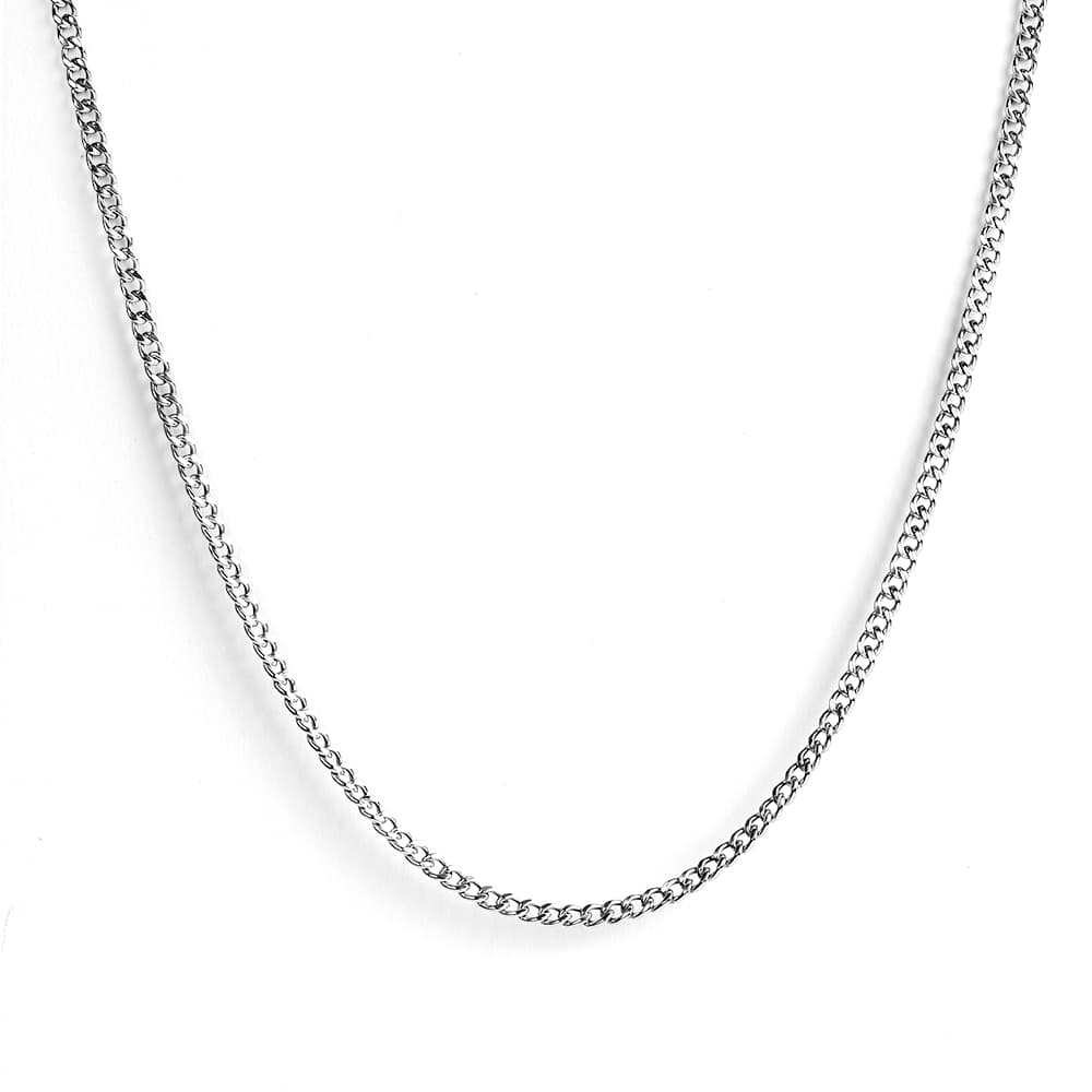 Колье из серебра без вставки