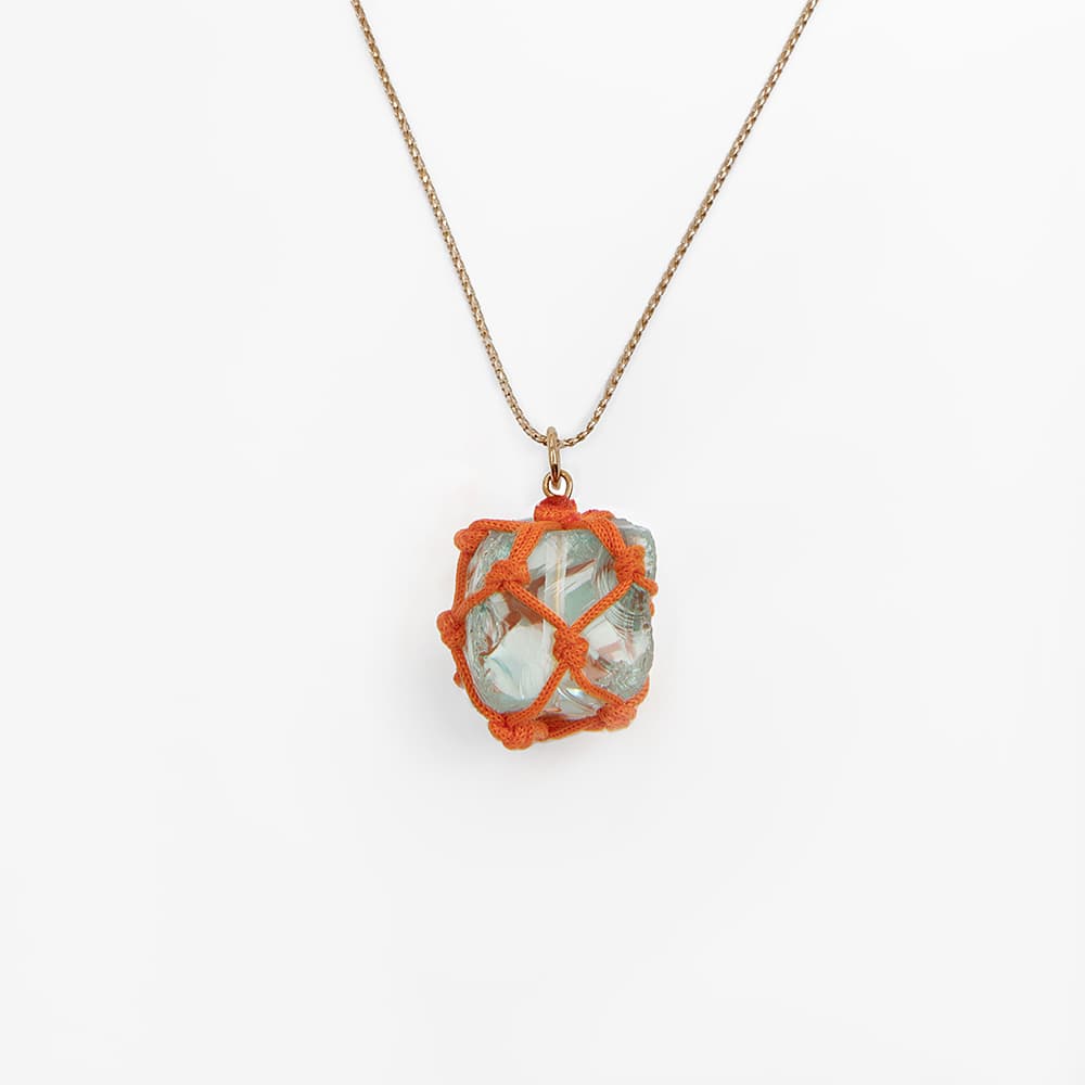 Подвеска из стали с кварцем