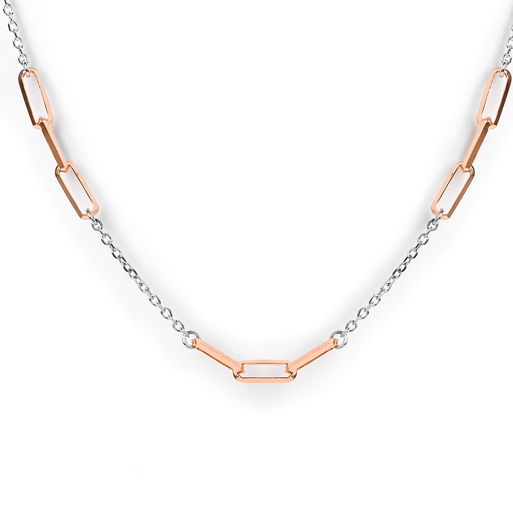 Колье из серебра без вставки