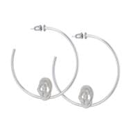 Серьги из бижутерного сплава без вставки