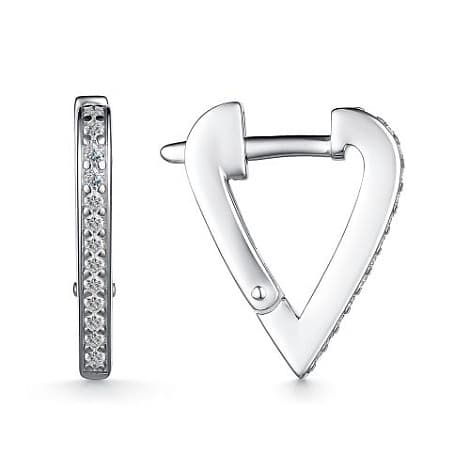 Серьги из серебра 925 с кубическим цирконием
