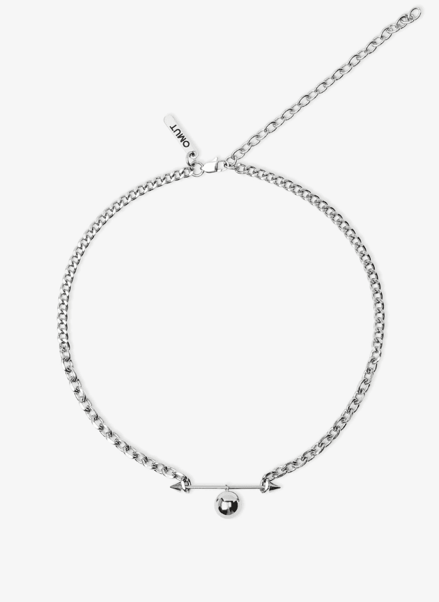 Колье из стали без вставки