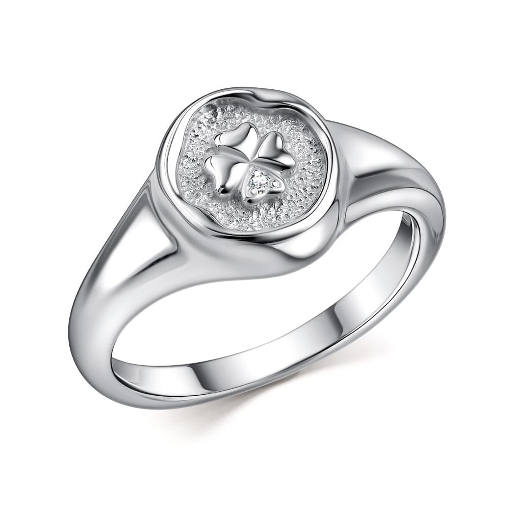 Кольцо из серебра 925 с бриллиантами