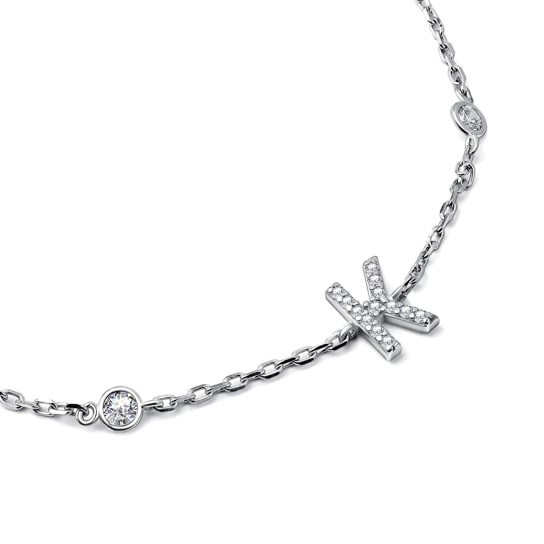 Браслет из серебра 925 с фианитами