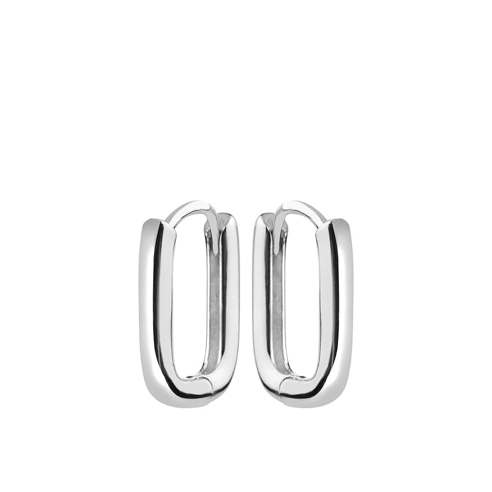 Серьги из серебра 925 без вставки