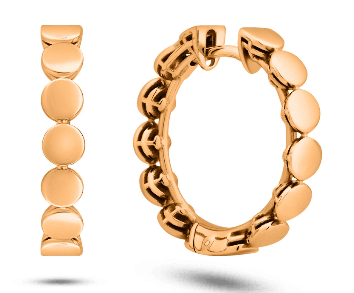 Серьги из серебра 925 без вставки