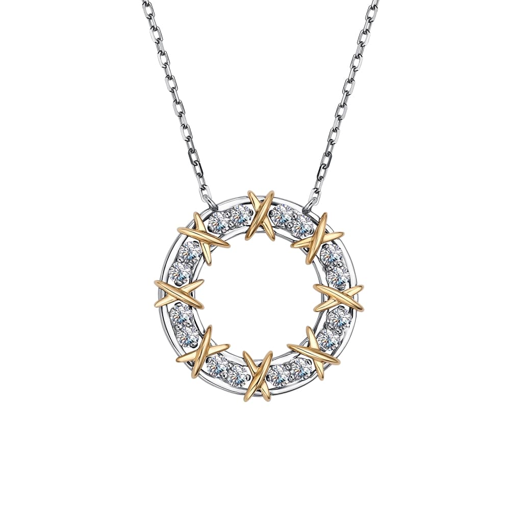 Колье из золота 585 с бриллиантами