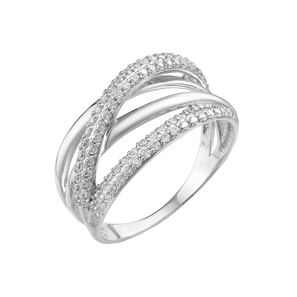 Кольцо из серебра 925 с фианит