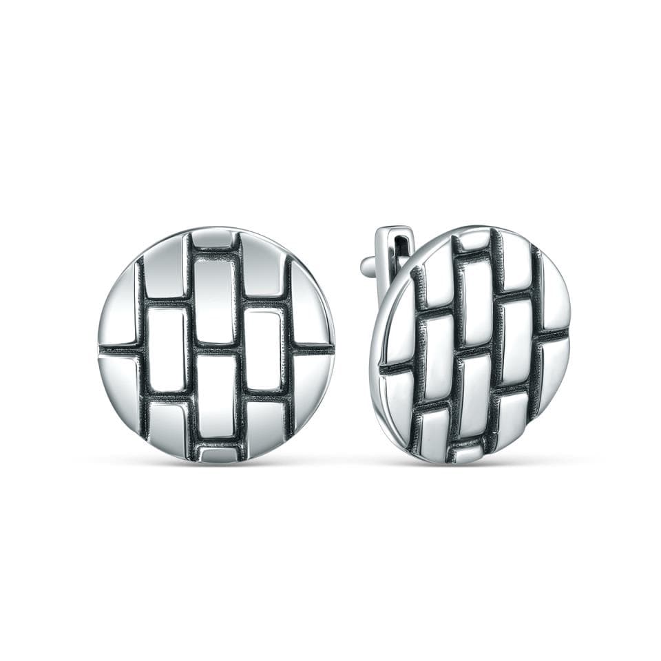 Серьги из серебра 925 без вставки