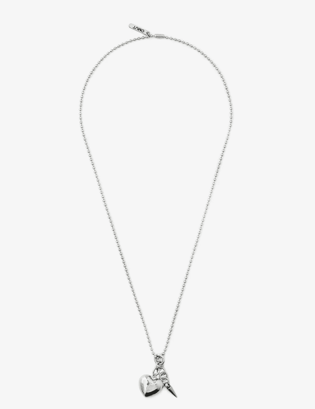 Колье из стали без вставки