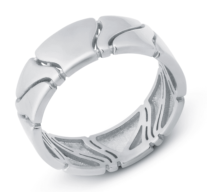 Кольцо из серебра 925 без вставки