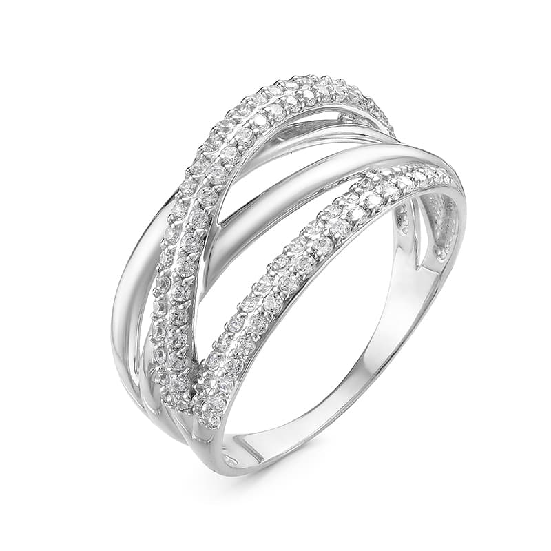 Кольцо из серебра 925 с фианит