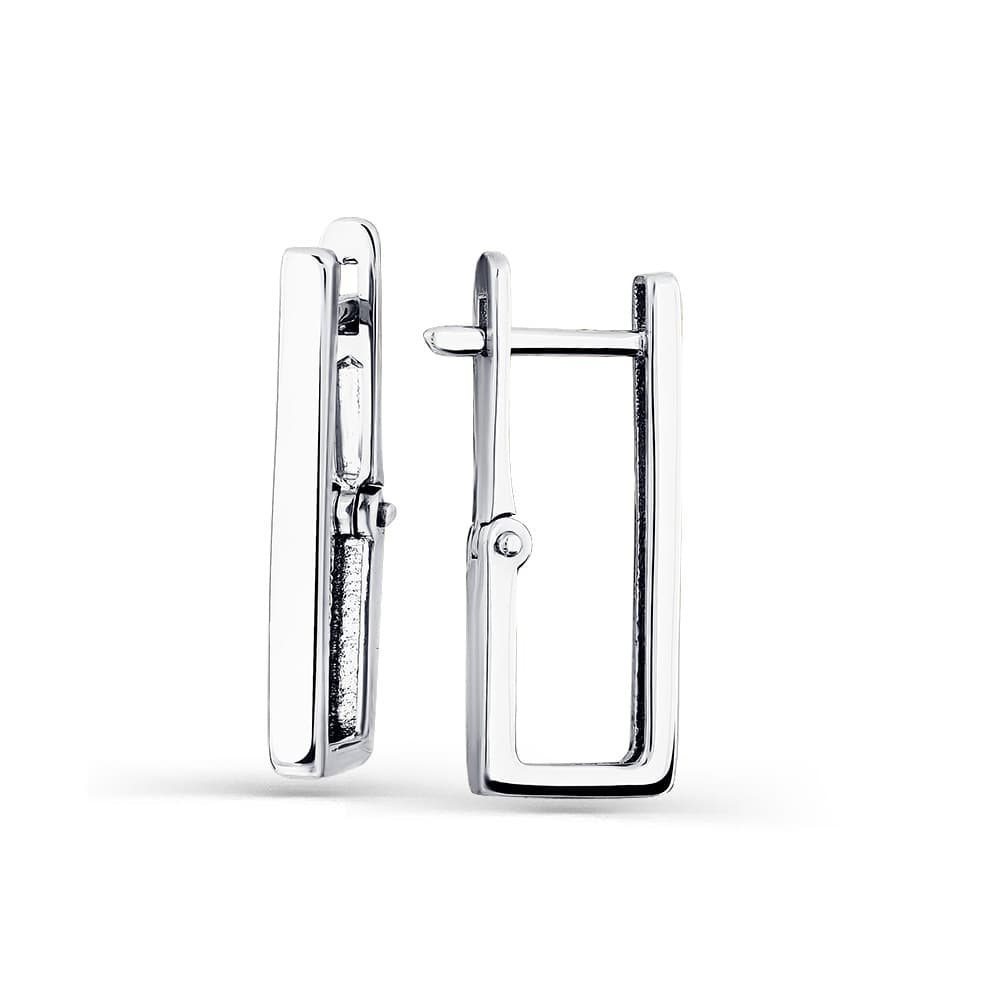 Серьги из золота 585 с  без вставки