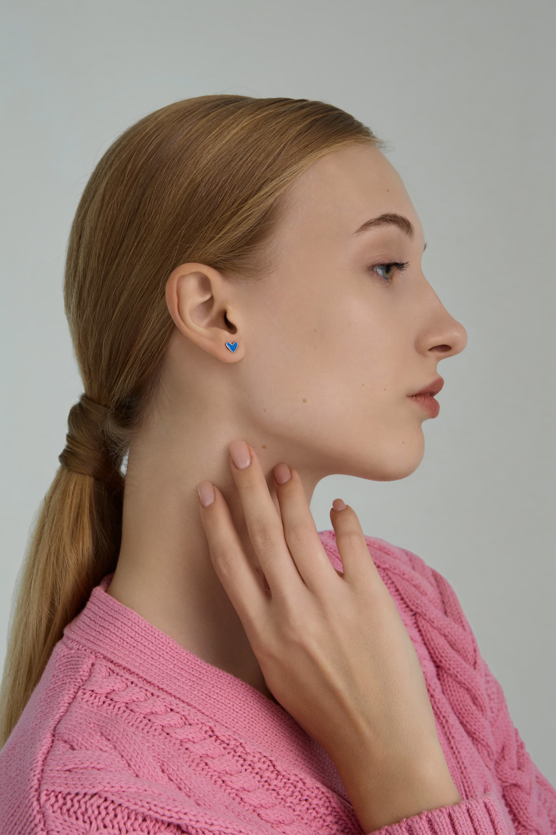 Серьги из серебра 925 с эмалью