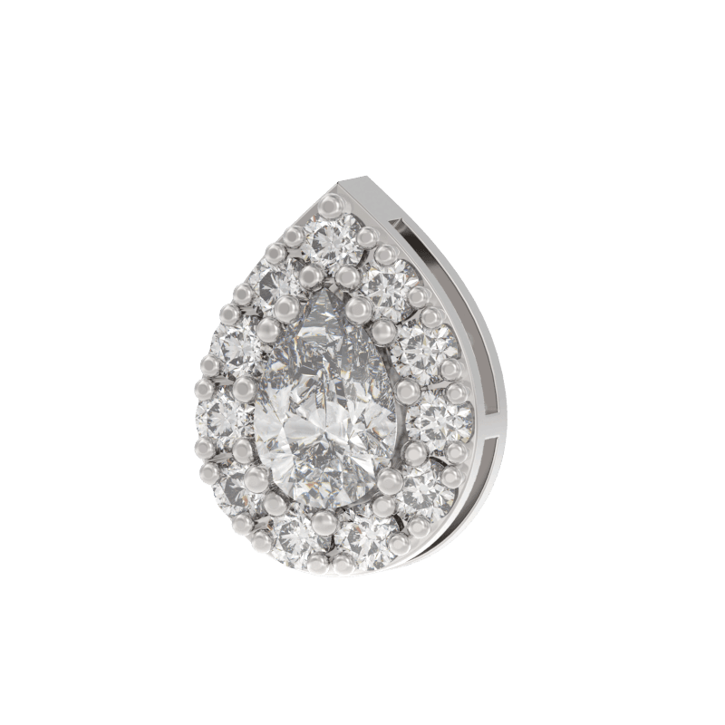 Подвеска из серебра 925 с фианитами