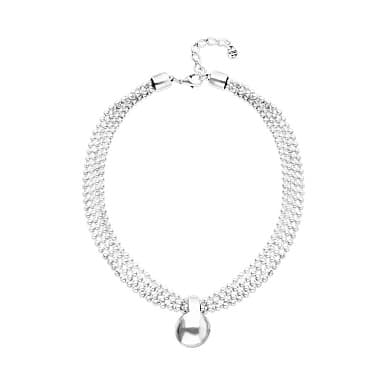 Колье из стали без вставки