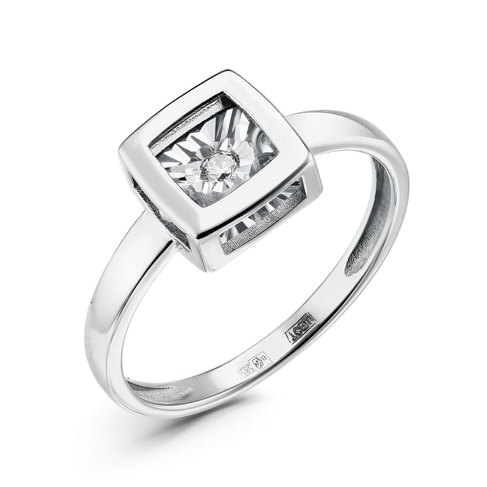 Кольцо из золота 585 с бриллиантом