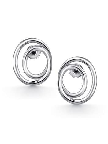 Серьги из серебра 925 без вставки