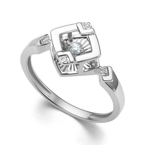 Кольцо из золота 585 с бриллиантами