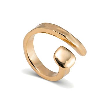 Кольцо из стали без вставки