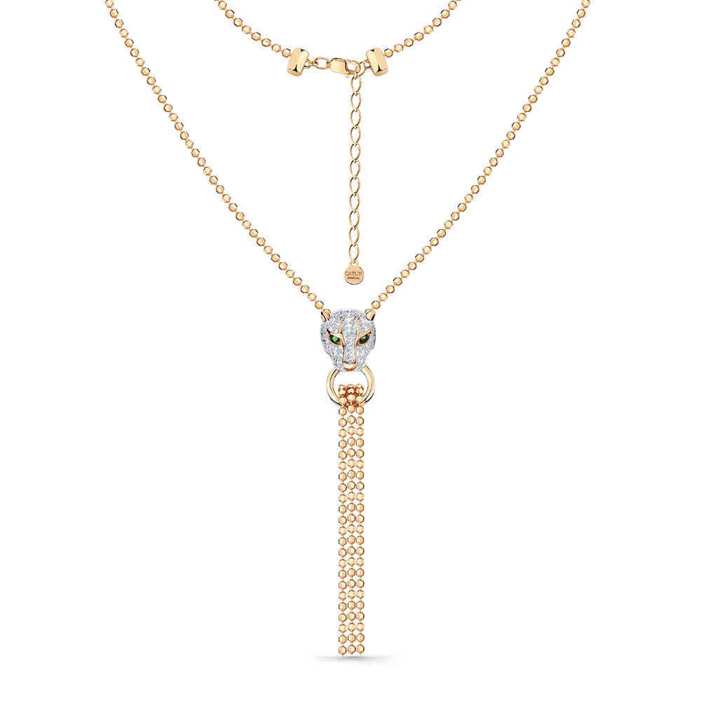 Колье из золота 585 с фианит