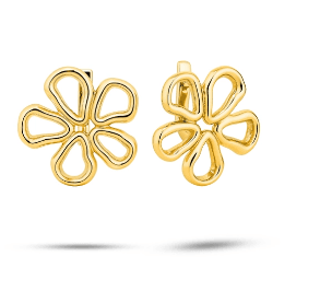 Серьги из серебра 925 без вставки