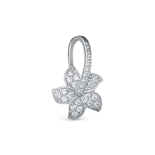 Подвеска из серебра 925 с фианитом